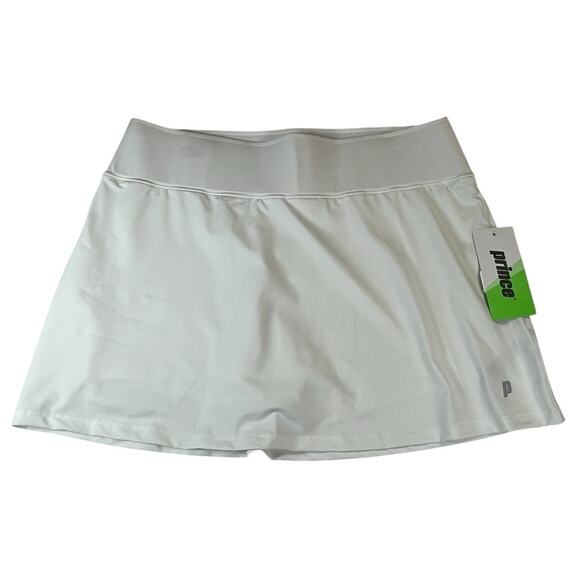 Prince women’s Extra Small XS Tennis Skirt White Skort w/shorts PICKLE BALL NWT - Picture 1 of 4
